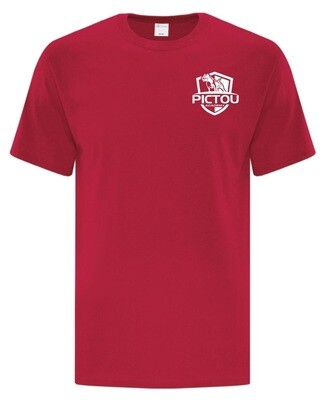 Pictou Academy - Red Pictou Academy T-Shirt (Left Chest)