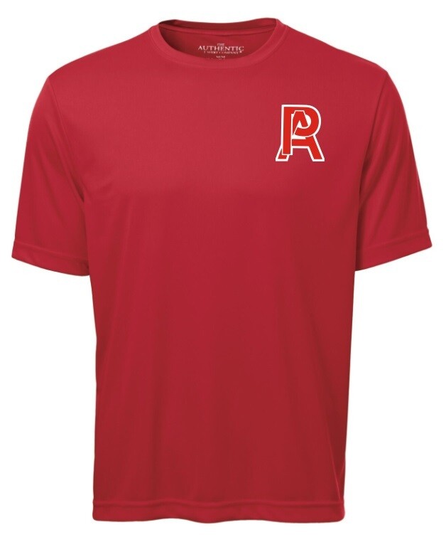 Pictou Academy - Red PA Short Sleeve Moist Wick