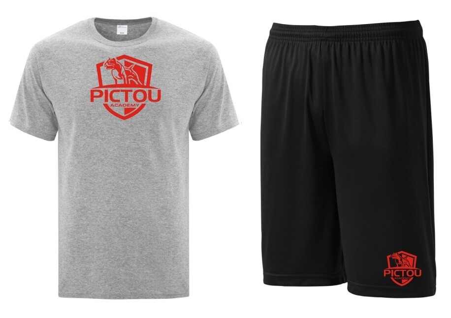 Pictou Academy - Pictou Academy Athletic Bundle (Cotton T-Shirt & Shorts)