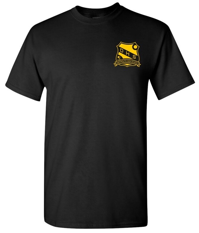 DHS - *On Sale*  Black Classic DHS T-Shirt  (Left Chest)