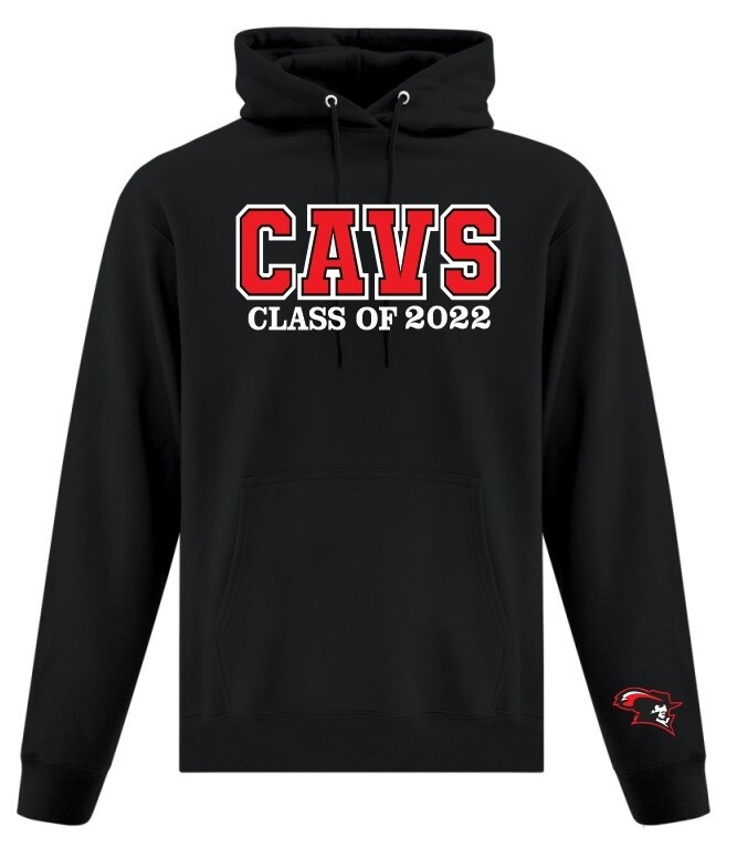 Cole Harbour High - Black Graduation Hoodie (Red CAVS)