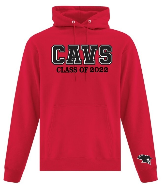 Cole Harbour High - Red Graduation Hoodie (Black CAVS)