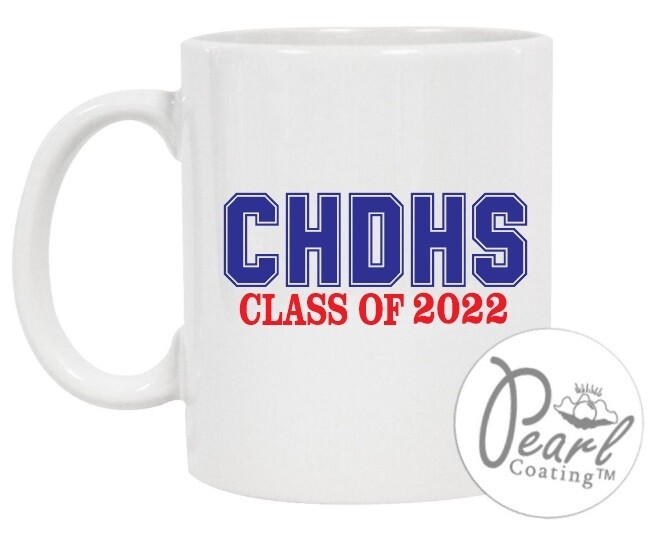 Cole Harbour High - CHDHS Class of 2022 Mug (Royal Blue/Red Logo)