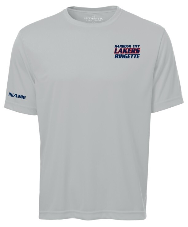 HCL - Silver Harbour City Lakers Ringette Moist Wick T-Shirt (Left Chest)
