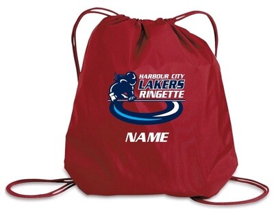 HCL - Red Harbour City Lakers Ringette Player Cinch Bag