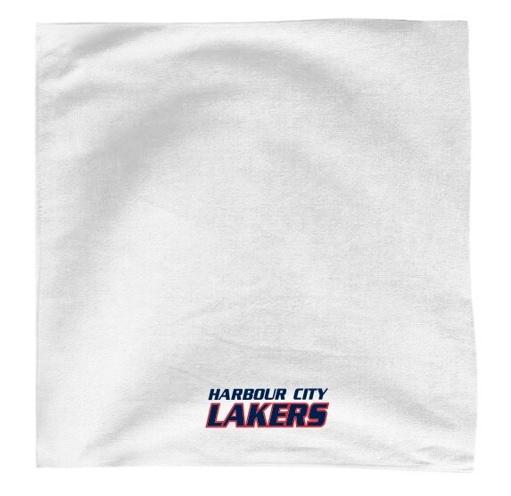 HCL - White Harbour City Lakers Microfiber Skate Towel