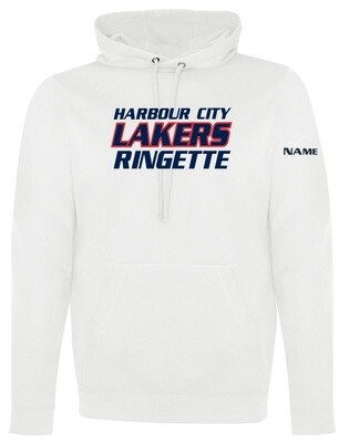 HCL  - White Harbour City Lakers Ringette Game Day Hoodie (Full Chest)