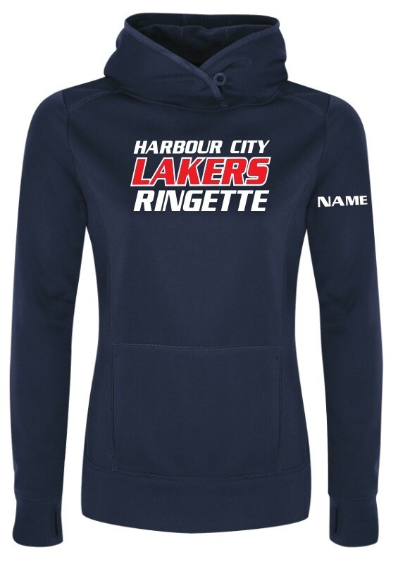 HCL - Navy Ladies Harbour City Lakers Ringette Game Day Hoodie (Full Chest)
