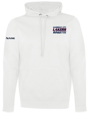 HCL - White Harbour City Lakers Ringette Game Day Hoodie (Embroidered, Left Chest)