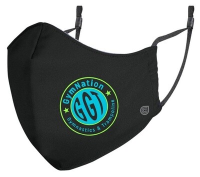 GymNation Gymnastics & Trampoline - Black Re-Usable Mask