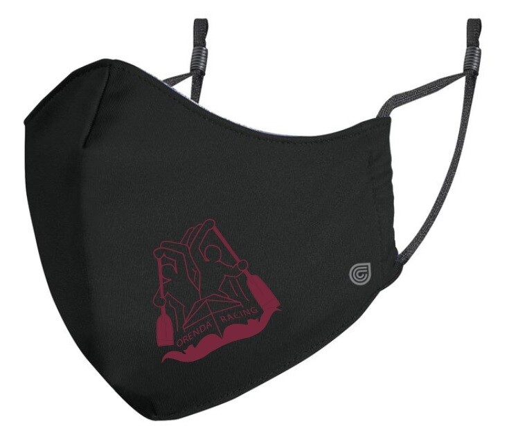 Orenda Canoe Club - Black Re-Usable Mask