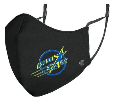 Astral Drive Elementary - Black Astral Drive Elementary Logo Re-Usable Mask