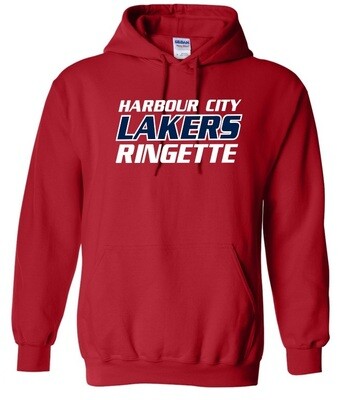 HCL - Red Harbour City Lakers Ringette Hoodie (Full Chest)