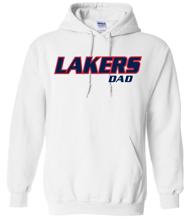 HCL - White Harbour City Lakers Dad Hoodie