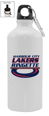 HCL - Harbour City Lakers Ringette Ring Aluminum Water Bottle
