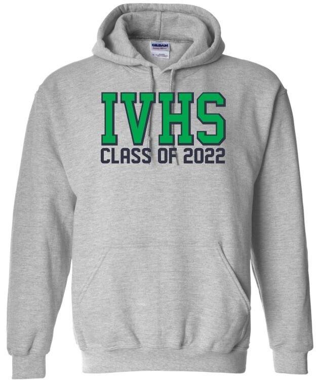 Island View High School - Sport Grey IVH Class of 2022 Hoodie