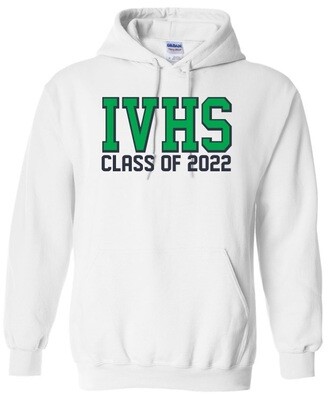 Island View High School - White IVH Class of 2022 Hoodie
