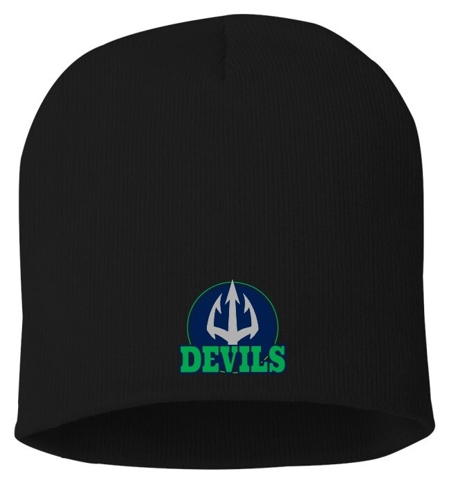 Island View High School - Black Devils Beanie