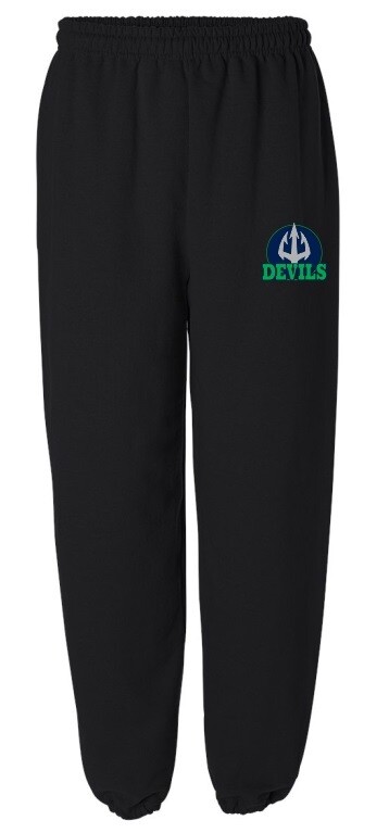 Island View High School - Black Devils Sweatpants