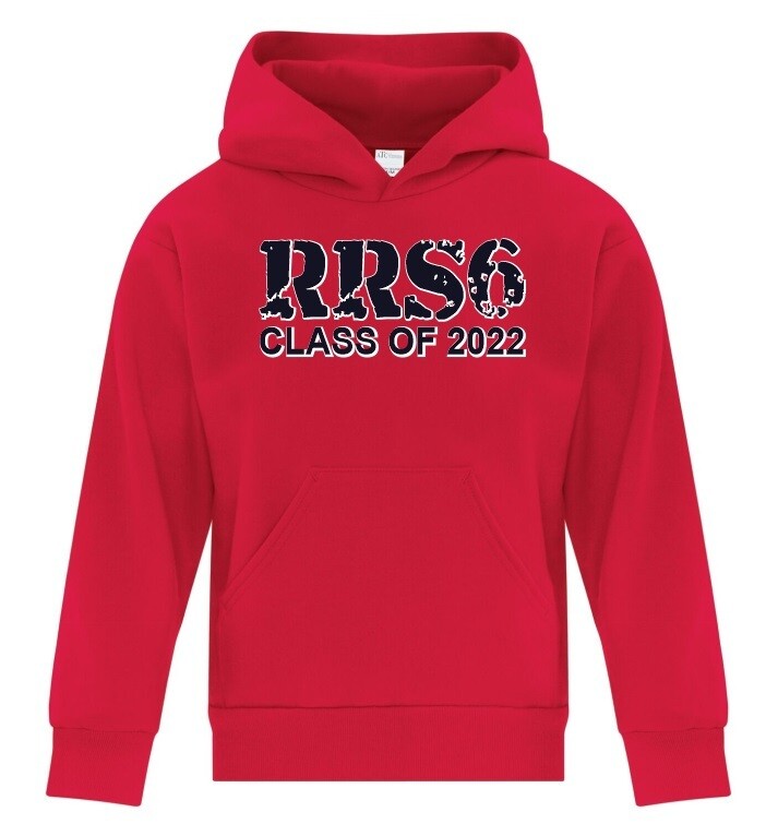 Ross Road -  Red RRS6 Graduation Hoodie