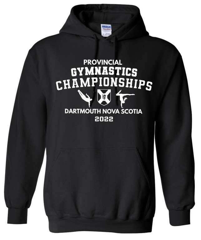 2022 Provincial Gymnastics Championships - Black Gymnastics Championships Hoodie