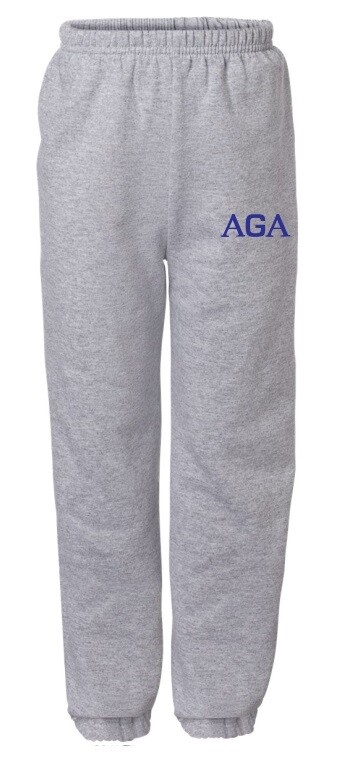 Athletics Gymnastics Academy - Sport Grey AGA Sweatpants (AGA on Thigh)