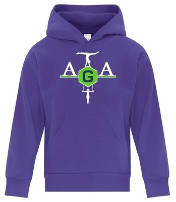 Athletics Gymnastics Academy - Purple AGA Hoodie (Full Chest)
