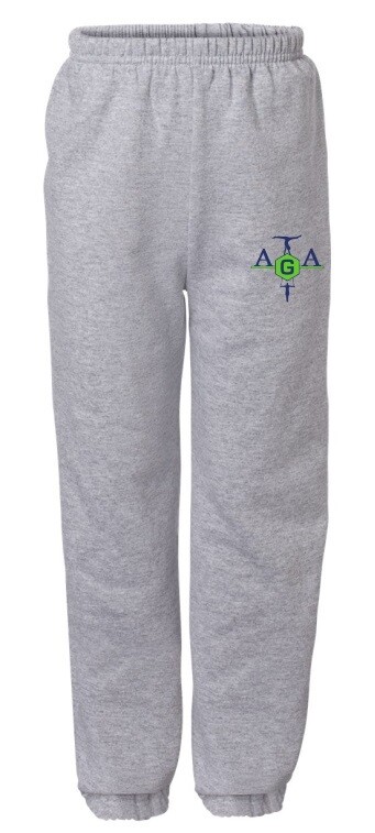 Athletics Gymnastics Academy - Sport Grey AGA Logo Sweatpants