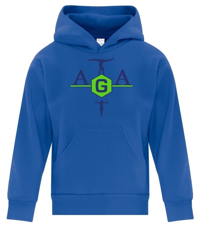 Athletics Gymnastics Academy - Royal Blue AGA Hoodie (Full Chest)