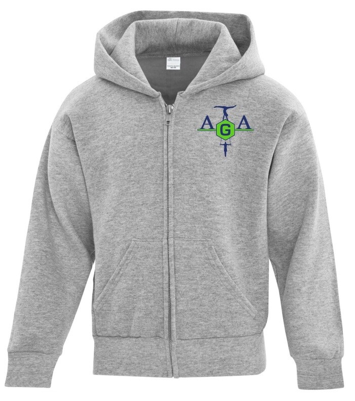 Athletics Gymnastics Academy - Sport Grey Zip Hoodie