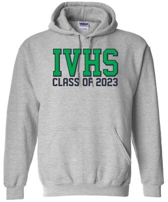 Island View High School - Sport Grey IVH Class of 2023 Hoodie