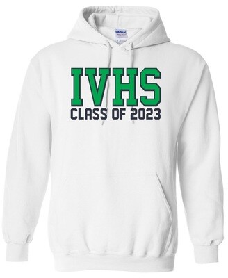 Island View High School - White IVH Class of 2023 Hoodie