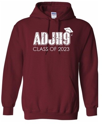 Astral Drive Junior High - Maroon ADJH Class of 2023 Hoodie
