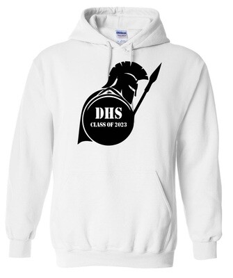 DHS - White Spartan Class of 2023 Hoodie
