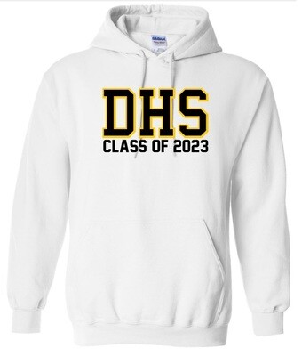 DHS - White DHS Class of 2023 Hoodie