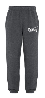 Cole Harbour Comets - Comets Dark Heather Sweatpants (White Logo)