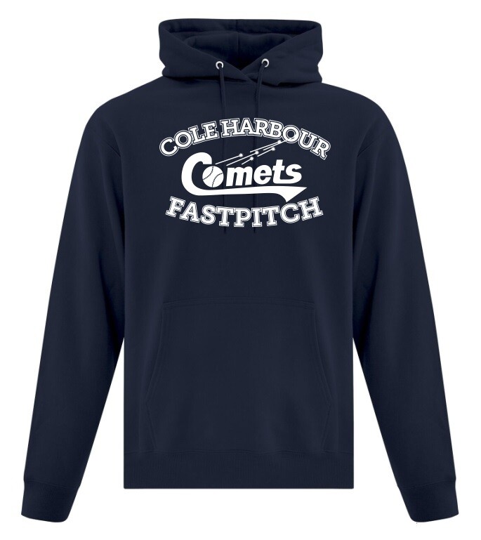 Cole Harbour Comets  - Navy Comets Fastpitch Hoodie (White Logo)