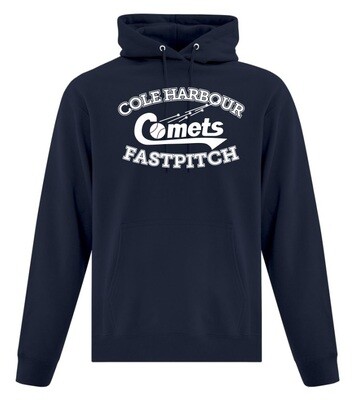 Cole Harbour Comets  - Navy Comets Fastpitch Hoodie (White Logo)