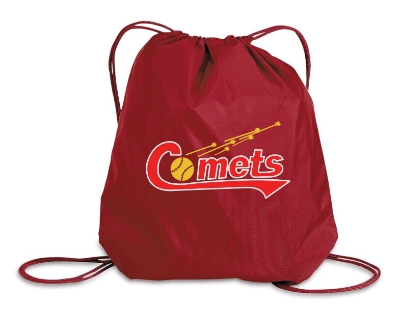 Cole Harbour Comets - Red Comets Cinch Bag (Yellow Ball)