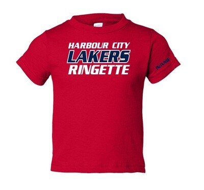 HCL - Red Harbour City Lakers Ringette Toddler T-Shirt