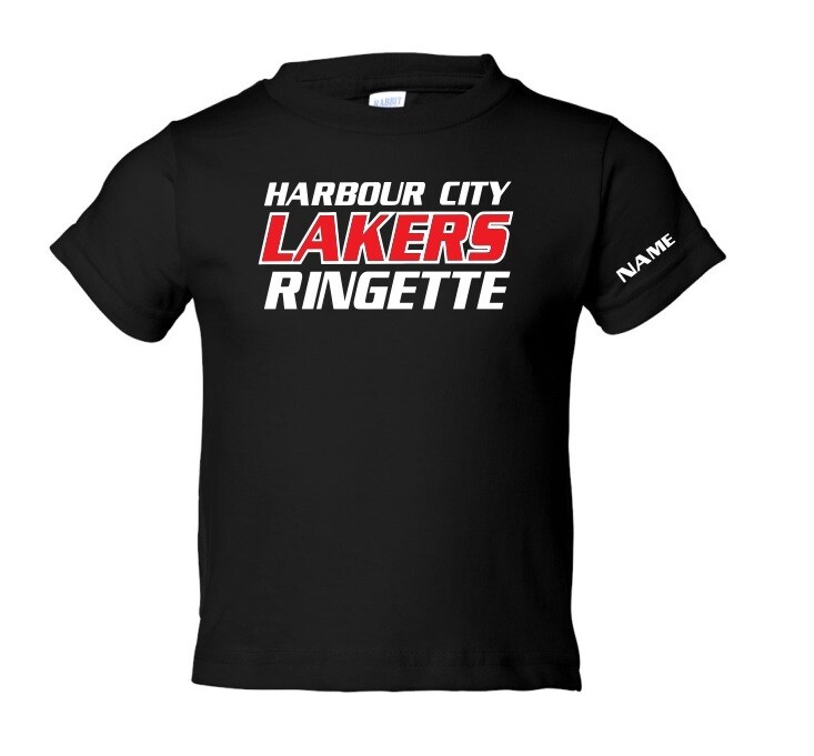 HCL - Black Harbour City Lakers Ringette Toddler T-Shirt