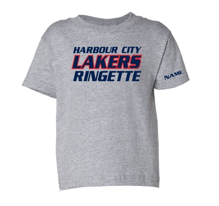 HCL - Sport Grey Harbour City Lakers Ringette Toddler T-Shirt