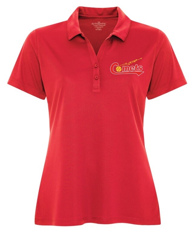 Cole Harbour Comets - Ladies Red Comets Sport Shirt