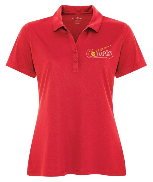 Cole Harbour Comets -  Ladies Red Comets Sport Shirt