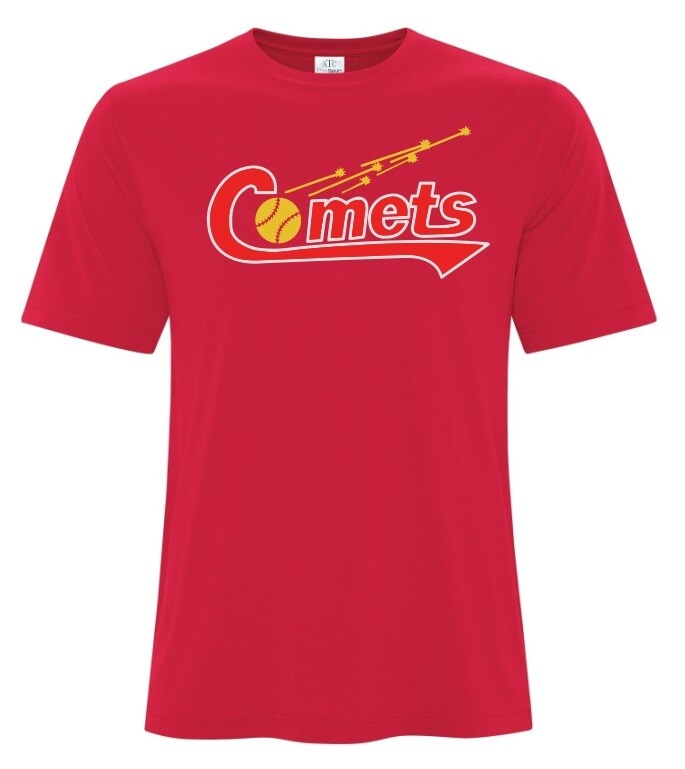 Cole Harbour Comets -  Ladies Red Comets T-Shirt