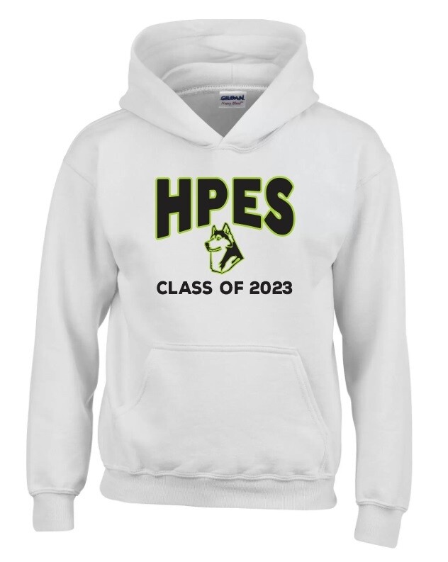 Humber Park Elementary - White HPES Class of 2023 Hoodie