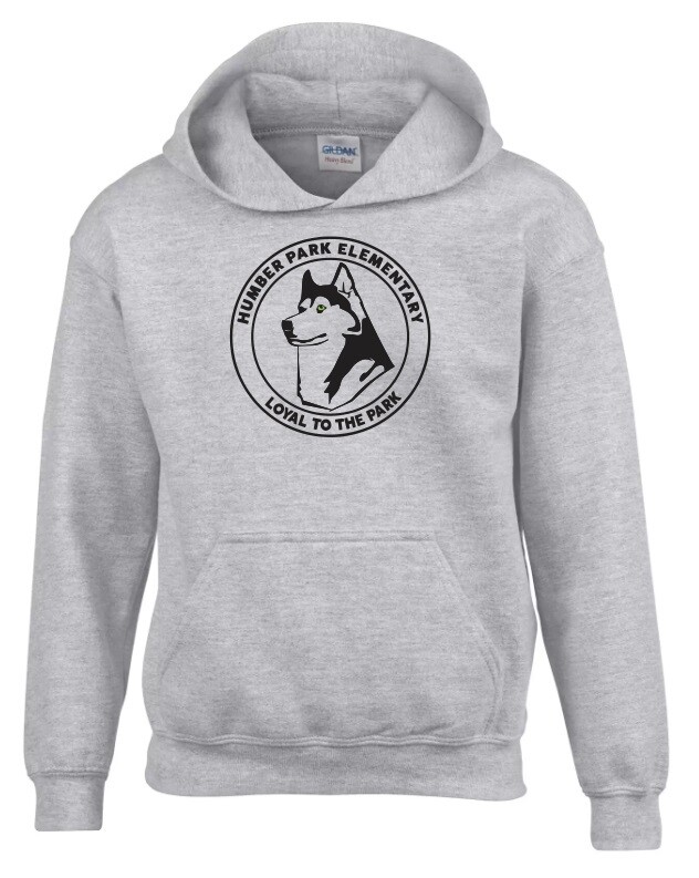 Humber Park Elementary  - Sport Grey Humber Park Elementary Hoodie (Black Logo)