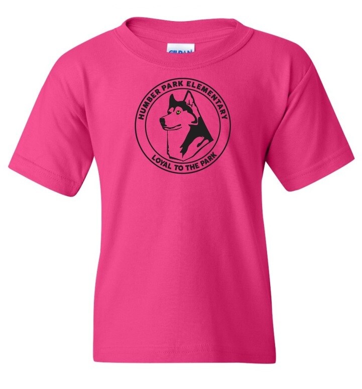 Humber Park Elementary - Pink Humber Park Elementary T-Shirt (Black Logo)
