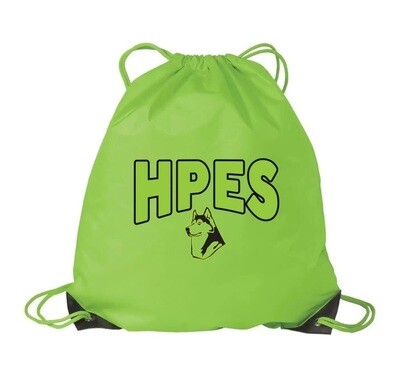 Humber Park Elementary - Lime Green HPES Cinch Bag