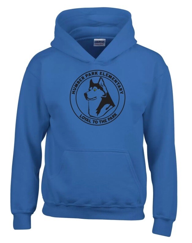 Humber Park Elementary  - Royal Blue Humber Park Elementary Hoodie (Black Logo)
